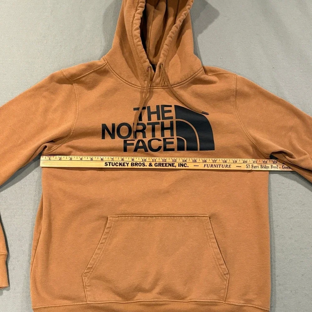 The‎ North Face Hoodie Mens Large Brown Pullover Fleece Hooded Graphic Logo
